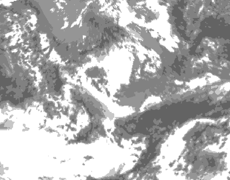 GDPS total cloud 210 hour forecast chart for Canada based on 2026/05/12 1200Z data