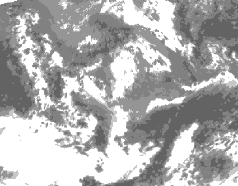 GDPS total cloud 216 hour forecast chart for Canada based on 2026/05/12 1200Z data