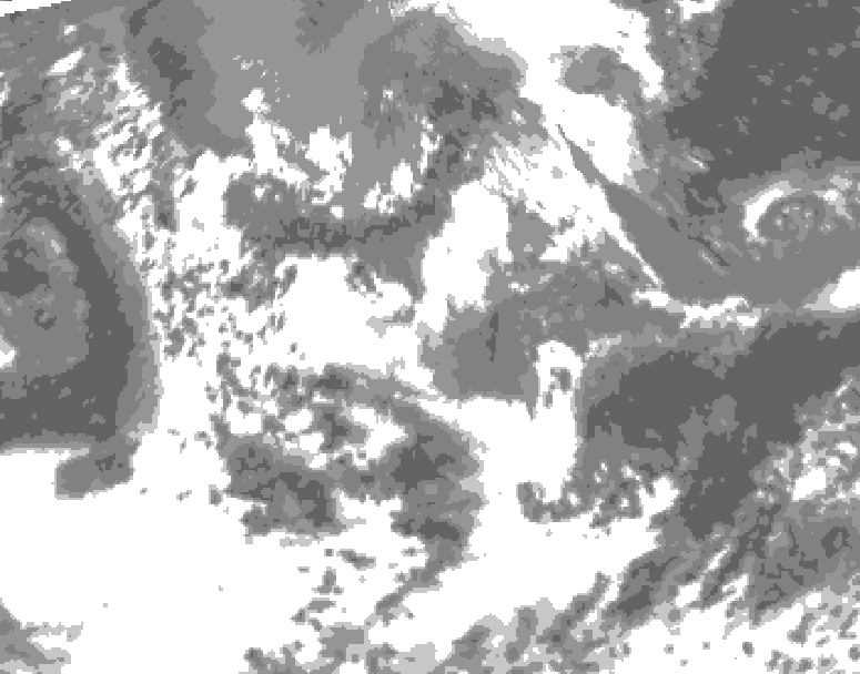 GDPS total cloud 234 hour forecast chart for Canada based on 2026/05/12 1200Z data