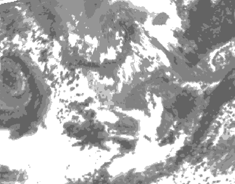 GDPS total cloud 240 hour forecast chart for Canada based on 2026/05/12 1200Z data