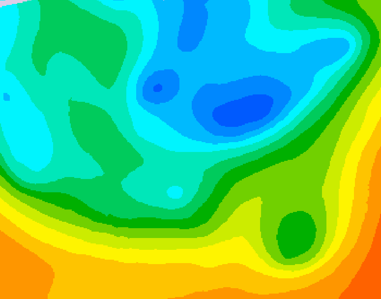 GDPS 500 millibar geopotential height 060 hour forecast chart for Canada based on 2026/05/13 0000Z data