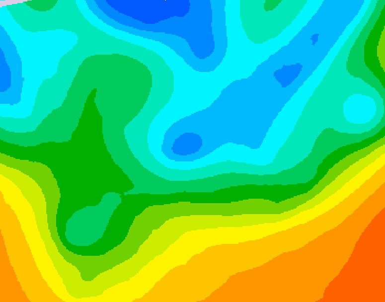 GDPS 500 millibar geopotential height 108 hour forecast chart for Canada based on 2026/05/13 0000Z data