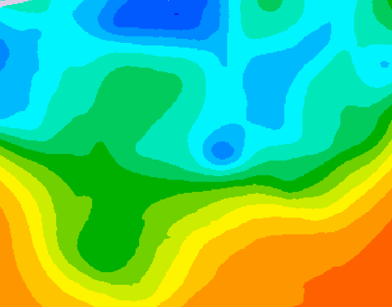 GDPS 500 millibar geopotential height 126 hour forecast chart for Canada based on 2026/05/13 0000Z data