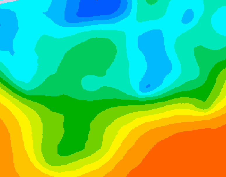 GDPS 500 millibar geopotential height 138 hour forecast chart for Canada based on 2026/05/13 0000Z data