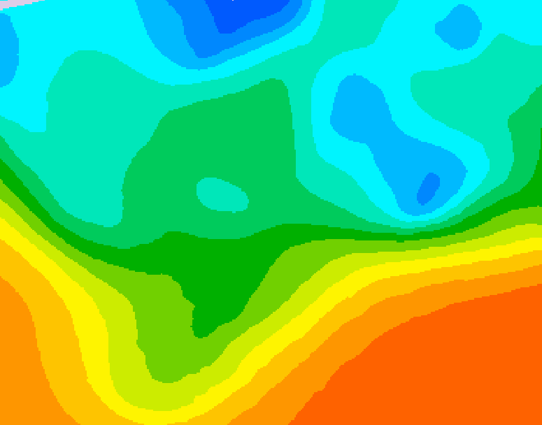 GDPS 500 millibar geopotential height 150 hour forecast chart for Canada based on 2026/05/13 0000Z data