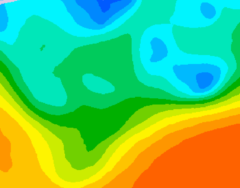GDPS 500 millibar geopotential height 156 hour forecast chart for Canada based on 2026/05/13 0000Z data