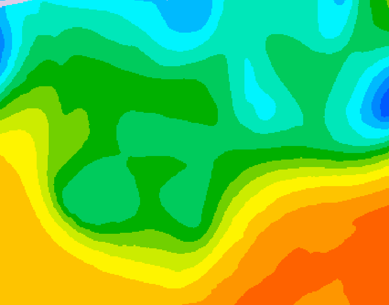 GDPS 500 millibar geopotential height 180 hour forecast chart for Canada based on 2026/05/13 0000Z data