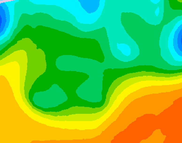 GDPS 500 millibar geopotential height 186 hour forecast chart for Canada based on 2026/05/13 0000Z data