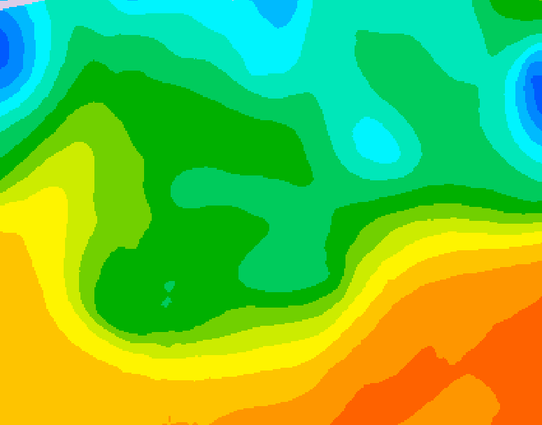 GDPS 500 millibar geopotential height 192 hour forecast chart for Canada based on 2026/05/13 0000Z data
