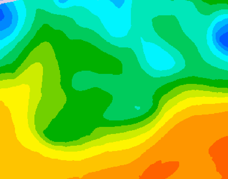 GDPS 500 millibar geopotential height 198 hour forecast chart for Canada based on 2026/05/13 0000Z data