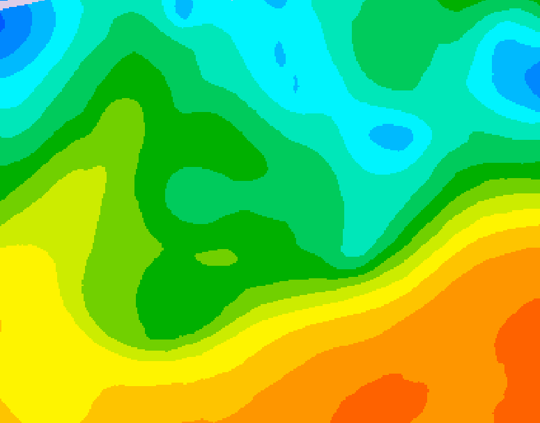 GDPS 500 millibar geopotential height 210 hour forecast chart for Canada based on 2026/05/13 0000Z data