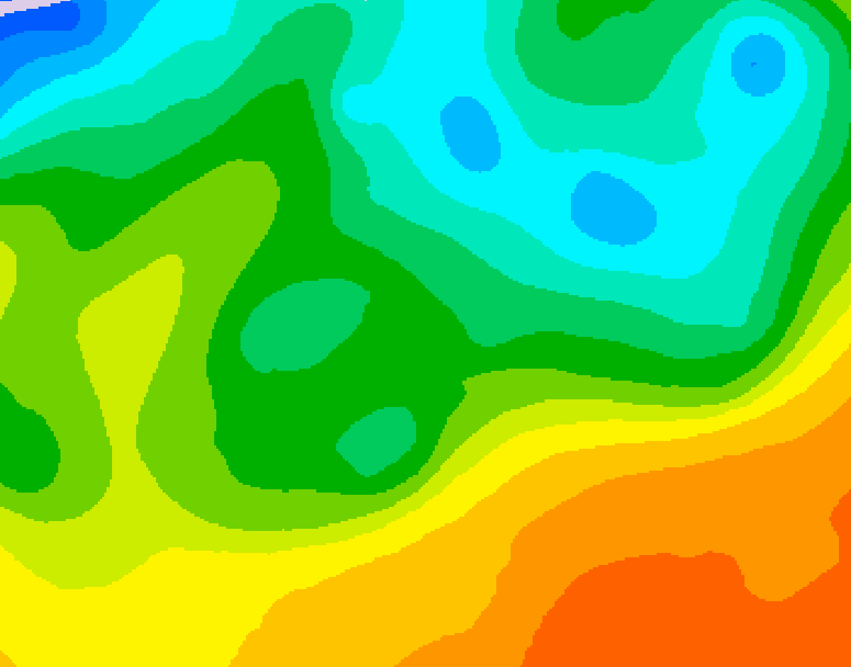GDPS 500 millibar geopotential height 234 hour forecast chart for Canada based on 2026/05/13 0000Z data
