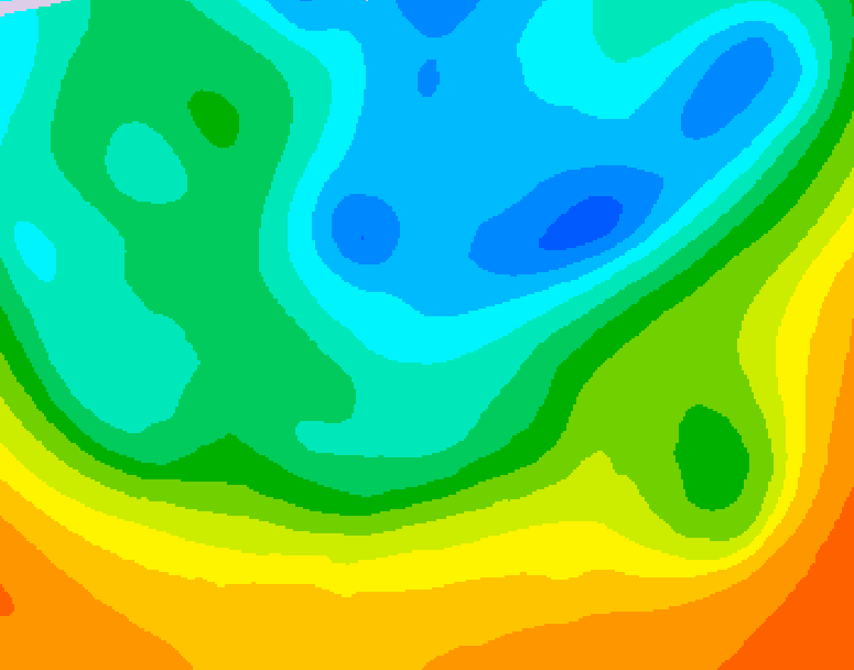 GDPS 500 millibar geopotential height 060 hour forecast chart for Canada based on 2026/05/13 1200Z data