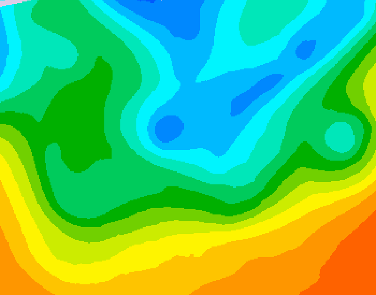 GDPS 500 millibar geopotential height 084 hour forecast chart for Canada based on 2026/05/13 1200Z data