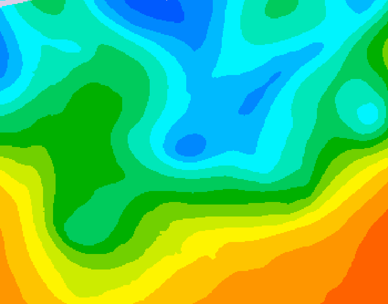 GDPS 500 millibar geopotential height 096 hour forecast chart for Canada based on 2026/05/13 1200Z data