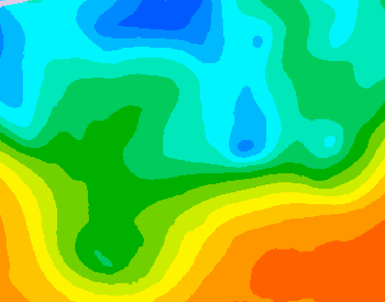 GDPS 500 millibar geopotential height 120 hour forecast chart for Canada based on 2026/05/13 1200Z data