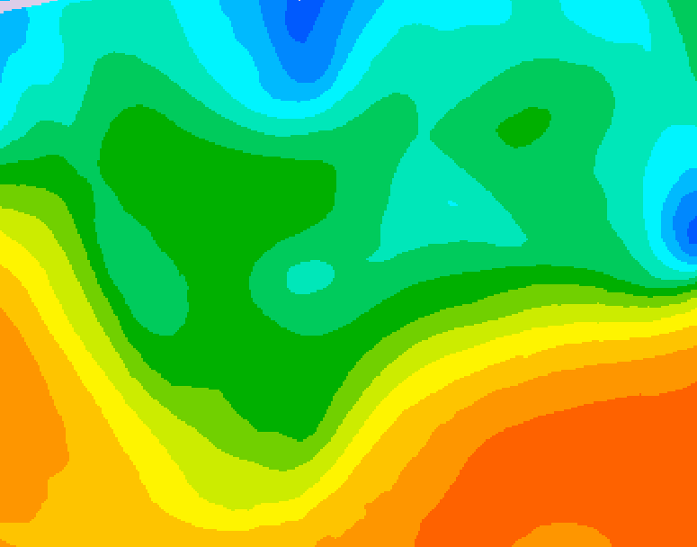 GDPS 500 millibar geopotential height 156 hour forecast chart for Canada based on 2026/05/13 1200Z data