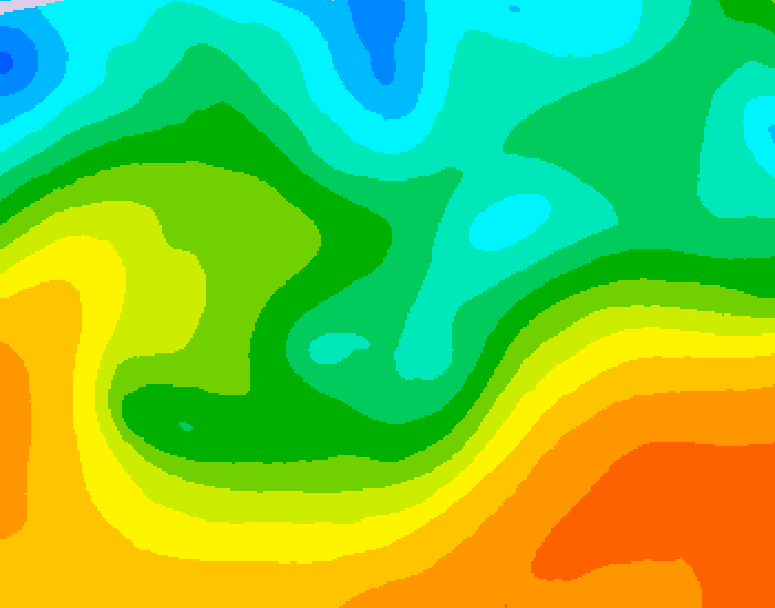 GDPS 500 millibar geopotential height 180 hour forecast chart for Canada based on 2026/05/13 1200Z data