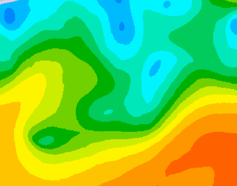 GDPS 500 millibar geopotential height 192 hour forecast chart for Canada based on 2026/05/13 1200Z data