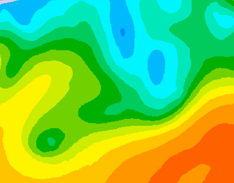 GDPS 500 millibar geopotential height 204 hour forecast chart for Canada based on 2026/05/13 1200Z data