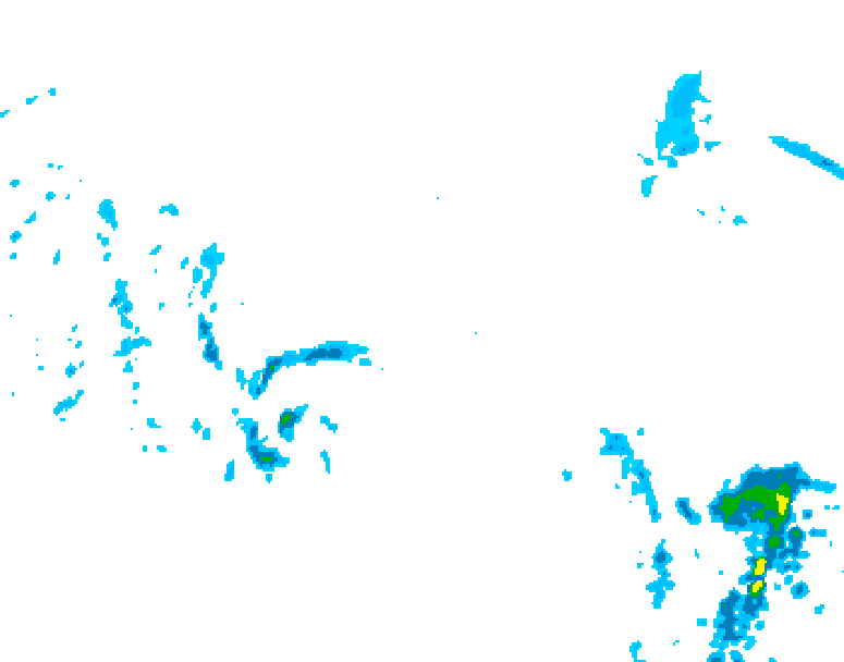 GDPS precipitation 024 hour forecast chart for Canada based on 2026/05/13 1200Z data