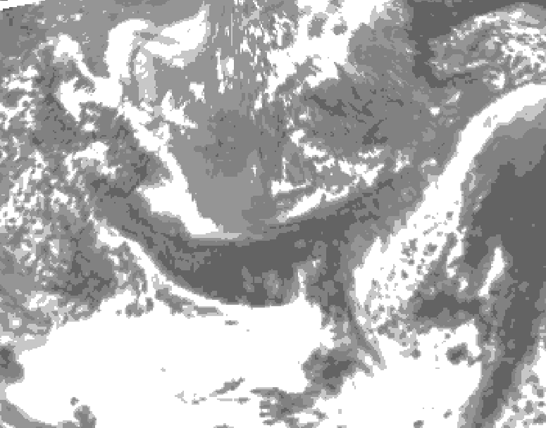GDPS total cloud 066 hour forecast chart for Canada based on 2026/05/13 0000Z data