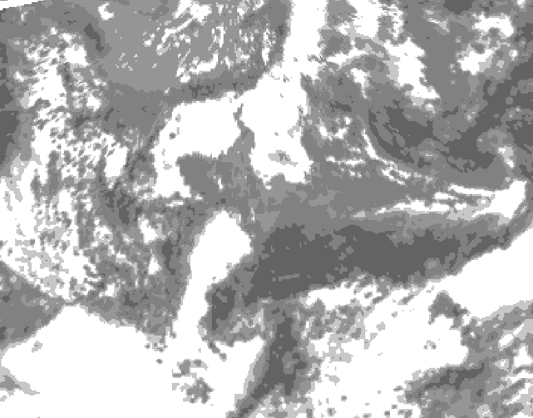 GDPS total cloud 168 hour forecast chart for Canada based on 2026/05/13 0000Z data