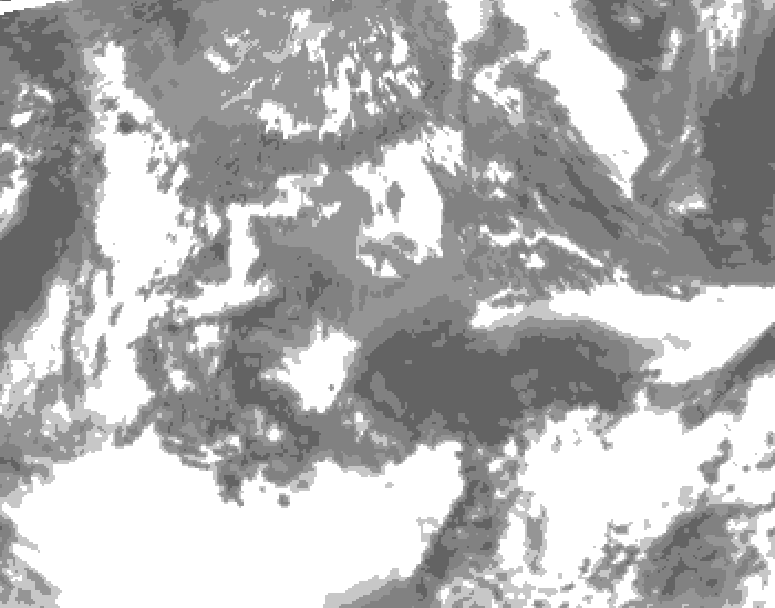 GDPS total cloud 186 hour forecast chart for Canada based on 2026/05/13 0000Z data
