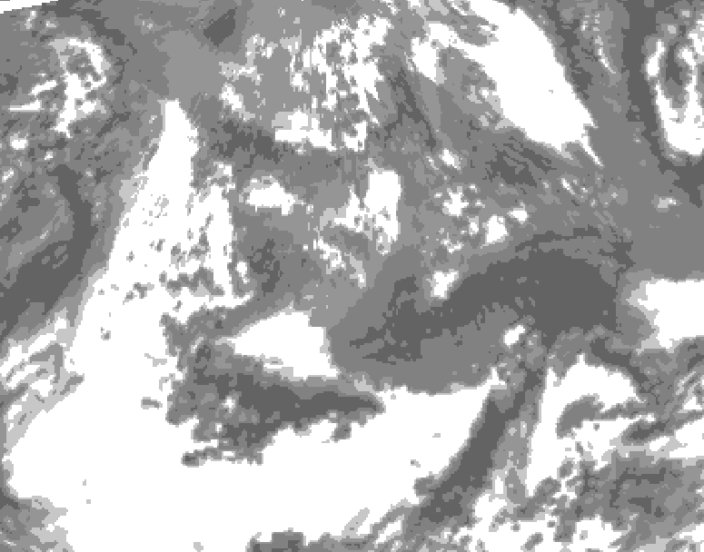 GDPS total cloud 204 hour forecast chart for Canada based on 2026/05/13 0000Z data