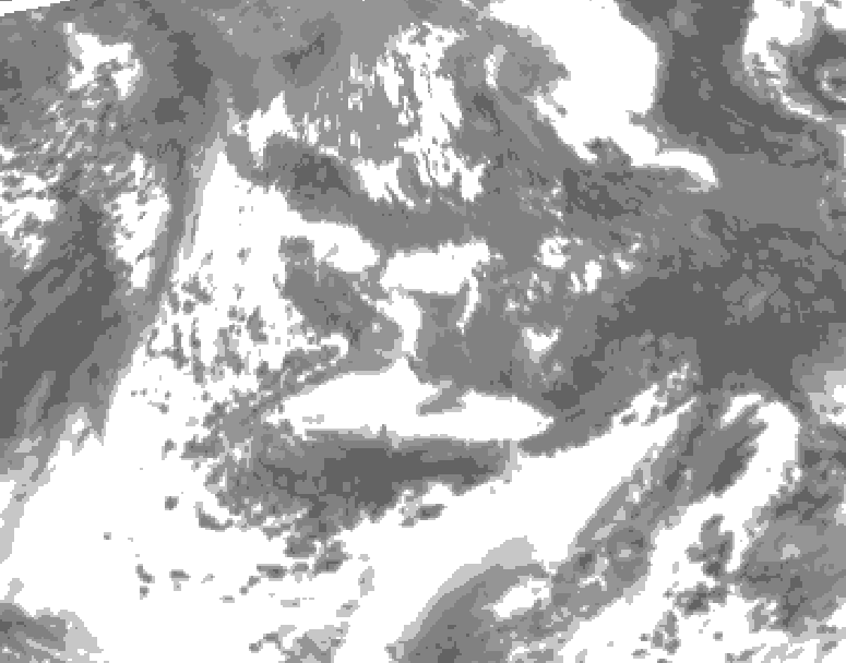 GDPS total cloud 216 hour forecast chart for Canada based on 2026/05/13 0000Z data