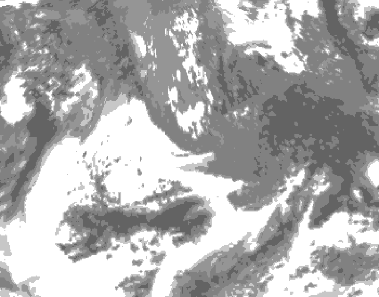 GDPS total cloud 204 hour forecast chart for Canada based on 2026/05/13 1200Z data