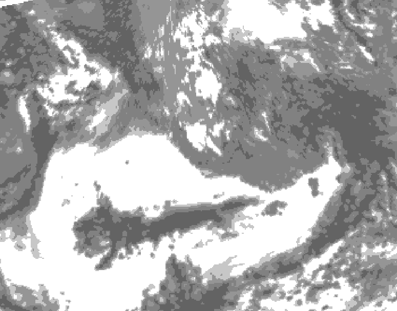 GDPS total cloud 216 hour forecast chart for Canada based on 2026/05/13 1200Z data