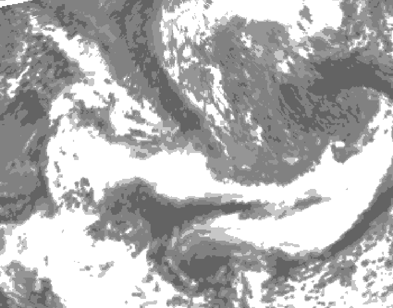 GDPS total cloud 240 hour forecast chart for Canada based on 2026/05/13 1200Z data