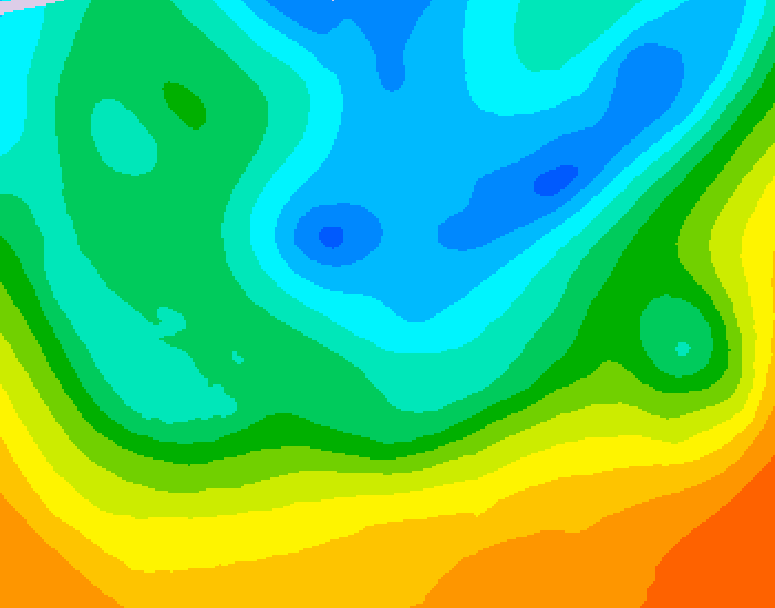 GDPS 500 millibar geopotential height 060 hour forecast chart for Canada based on 2026/05/14 0000Z data