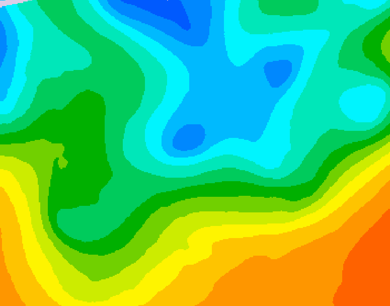 GDPS 500 millibar geopotential height 084 hour forecast chart for Canada based on 2026/05/14 0000Z data