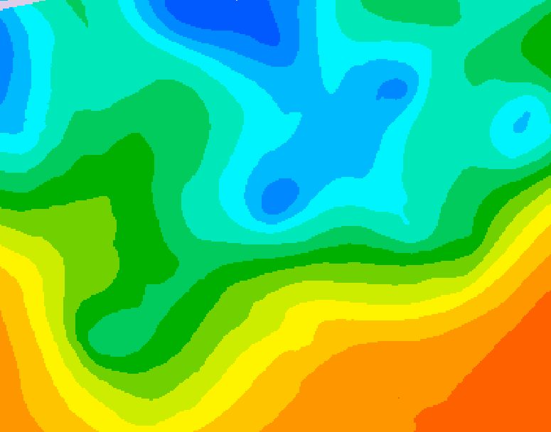 GDPS 500 millibar geopotential height 090 hour forecast chart for Canada based on 2026/05/14 0000Z data