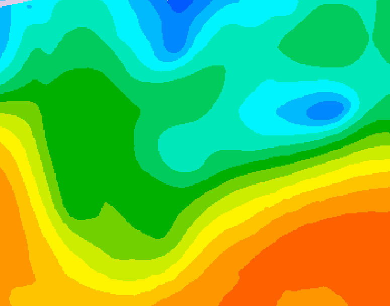 GDPS 500 millibar geopotential height 144 hour forecast chart for Canada based on 2026/05/14 0000Z data