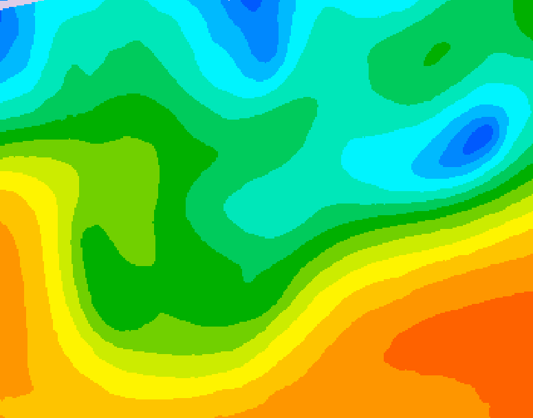 GDPS 500 millibar geopotential height 156 hour forecast chart for Canada based on 2026/05/14 0000Z data