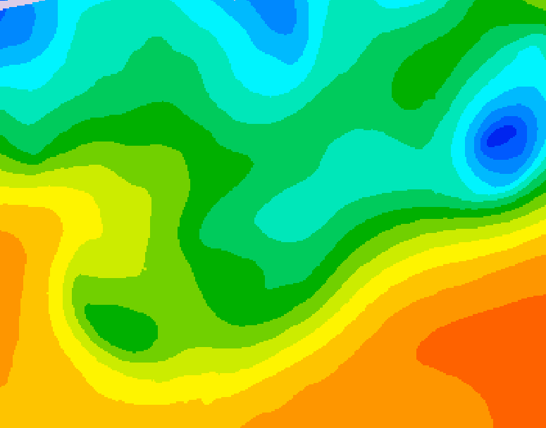 GDPS 500 millibar geopotential height 168 hour forecast chart for Canada based on 2026/05/14 0000Z data