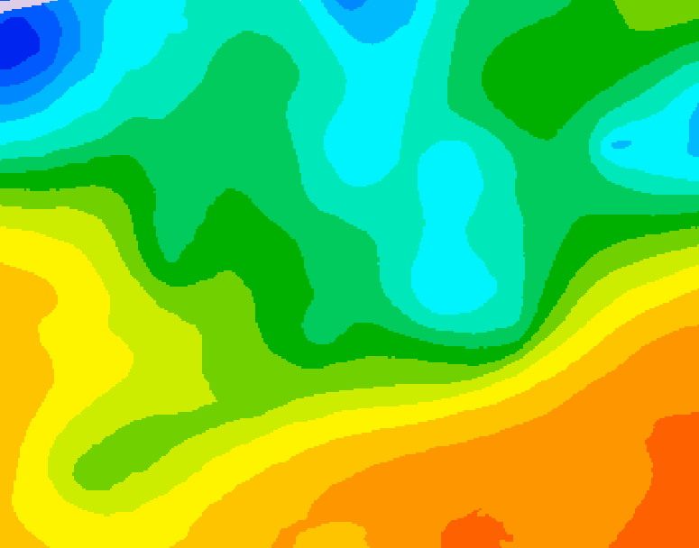 GDPS 500 millibar geopotential height 198 hour forecast chart for Canada based on 2026/05/14 0000Z data