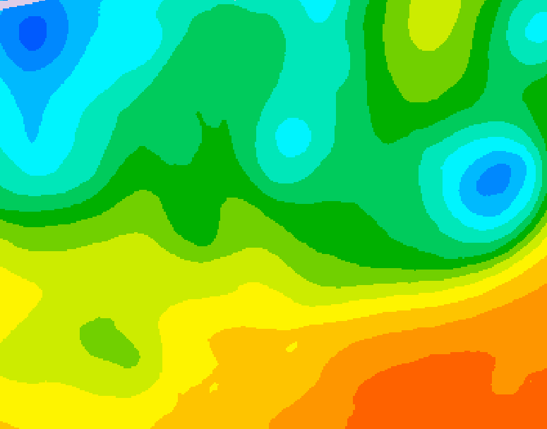 GDPS 500 millibar geopotential height 234 hour forecast chart for Canada based on 2026/05/14 0000Z data