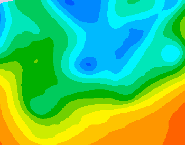 GDPS 500 millibar geopotential height 066 hour forecast chart for Canada based on 2026/05/14 1200Z data