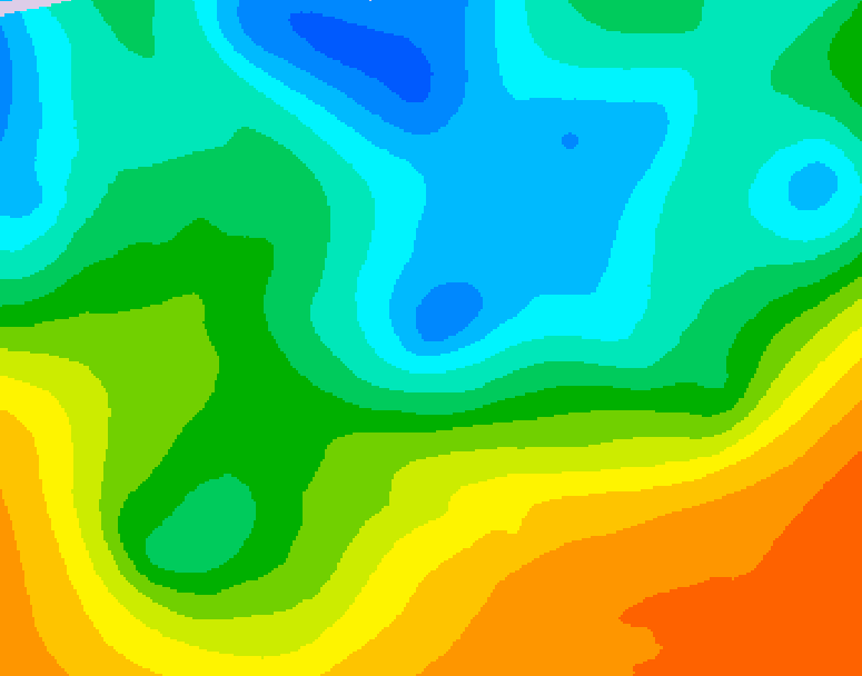 GDPS 500 millibar geopotential height 078 hour forecast chart for Canada based on 2026/05/14 1200Z data