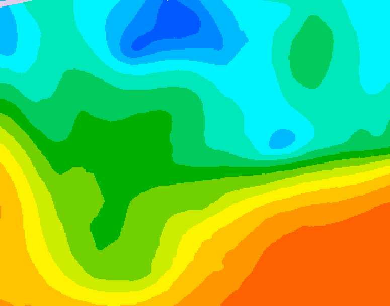 GDPS 500 millibar geopotential height 108 hour forecast chart for Canada based on 2026/05/14 1200Z data