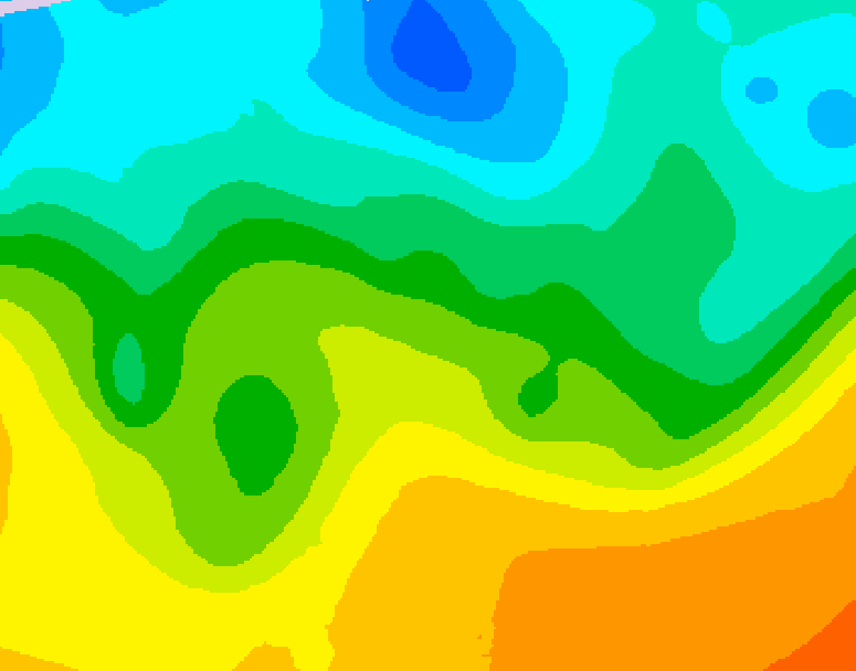 GDPS 500 millibar geopotential height 204 hour forecast chart for Canada based on 2026/05/14 1200Z data