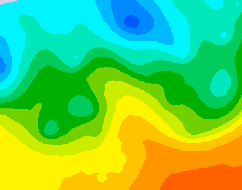 GDPS 500 millibar geopotential height 228 hour forecast chart for Canada based on 2026/05/14 1200Z data