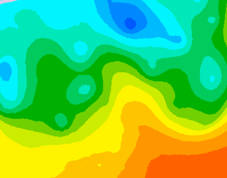 GDPS 500 millibar geopotential height 240 hour forecast chart for Canada based on 2026/05/14 1200Z data
