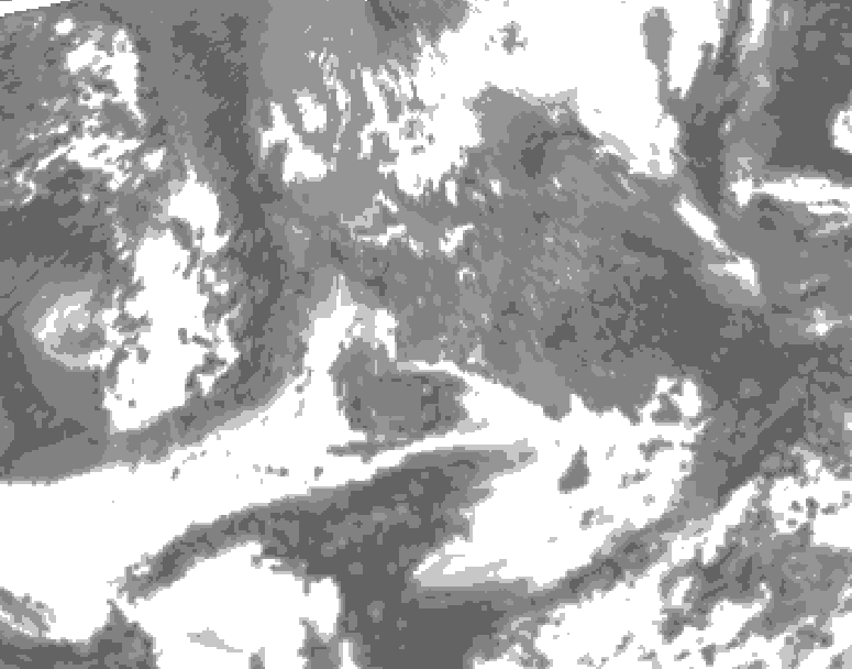 GDPS total cloud 204 hour forecast chart for Canada based on 2026/05/14 0000Z data