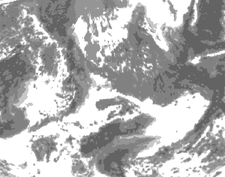 GDPS total cloud 216 hour forecast chart for Canada based on 2026/05/14 0000Z data