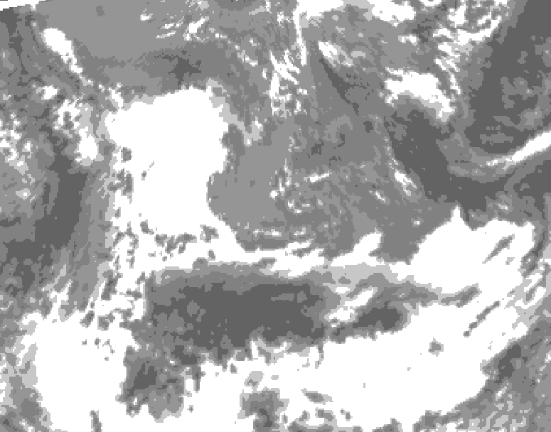 GDPS total cloud 090 hour forecast chart for Canada based on 2026/05/14 1200Z data